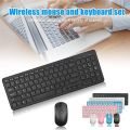 VictSing Wireless Keyboard & Mouse Combo | Ultra‑Slim Silent Keys for Both Keyboard and Mouse | Plug & Play. 