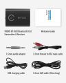 TROND 2-in-1 Bluetooth V5.0 Transmitter Receiver AptX 2 Devices Simultaneously. 