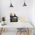 High Quality Moon Castle Advent Calendar Mirror Face Black Ramadan Calendar Ornaments Islamic DIY Eid Mubarak Decor Gifts. 