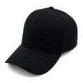 Sports Cap for Men Plain Caps for Baseball Cricket Adults Outdoor Sun Hats with Curved Brim in Black Blue and White Caps for Men with Adjustable Buckle on Back Best for Summer and Casual Streets Wear. 