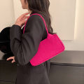 DishyKooker Trendy Underarm Bag For Women Retro Solid Color Shoulder Bag Handbag For Valentines Gifts. 