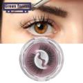 Green forest Artificial Eyelashes Dense Multi-layers Self Sticking False Lashes. 