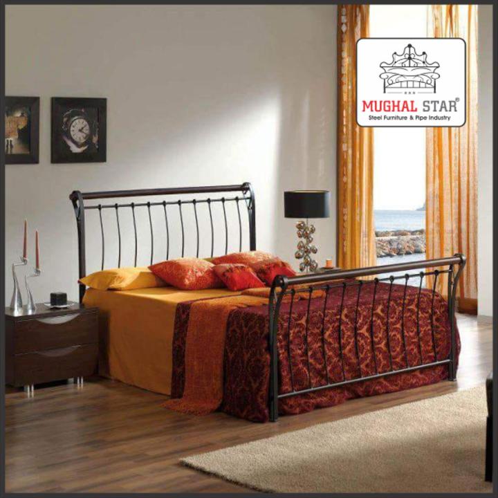 Decent Bed, Iron Bed , Mughal Star Steel Furniture
