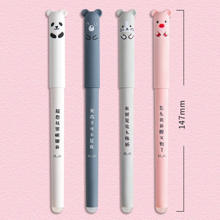 Cute%20Cartoon%20Erasable%20Gel%20Pen%200.35mm%20Black/Blue%20Ink%20Pen%20Student%20Stationery%20-%20Image%206