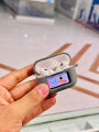 A9 Pro Max Airpods Pro with touchscreen Silicone soft 360 protection case with metal hanging clip. 
