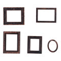 Miniature Picture Frame, 5pcs Exquisite Mini Photo Frame for Dollhouse. 