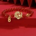 2024 Chinese Year of the ragon rats for Women Luy ed eaded Animal andmade rats Friendship lessing Jewelry ifts. 