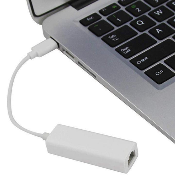 USB-C to Ethernet NIC Type-C to RJ45 LAN Network Dongle Connector