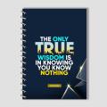 Spiral Notebook A4 or A5  -  Motivational Quote. 