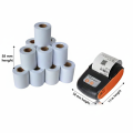 Receipt Paper Roll for 58mm Mobile Portable Thermal Printer (Pack 10 rolls). 