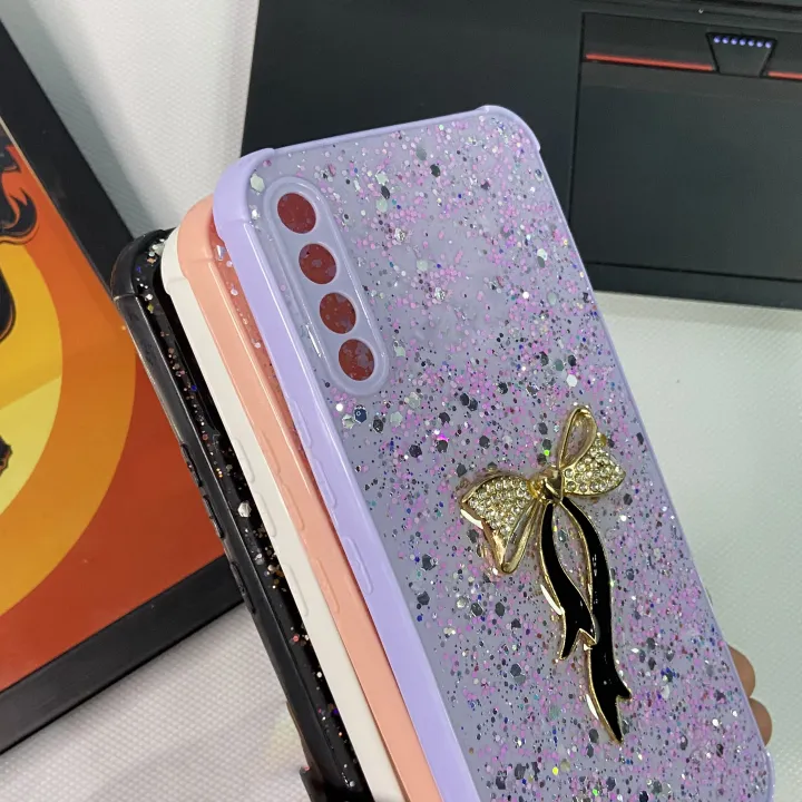 Vivo%20Y20%20Cover-%20Pink%20-%20New%20Trendy%20Sweet%20Case%20With%203D%20Shiny%20Stars%20Glitter%20&%20Bow%20Soft%20Silicon%20Case%20-%20Image%202
