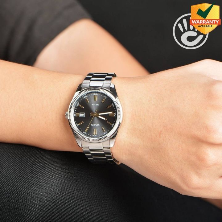 Casio - MTP-1302D-1A2VDF - Stainless Steel Wrist Watch for Men