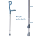Call to care Elbow Support Cane Adjustable aluminum light-weight, Elbow Support Stick, Elbow Support Cane Adjustable, Cane Crutch Lightweight Retractable. 