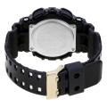 Casio G Shock Gold Color Dial Analog-Digital Led Light World Time Multi-Function Black Resin Band Watch-GA-140GB-1A1DR. 