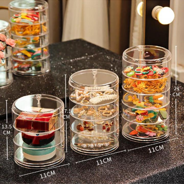 Acrylic 360 Degree Rotating 3/4/5 Layer Creative Rotating Jewelry