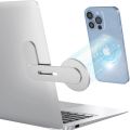 MagSafe Phone Holder Adjustable Laptop Monitor Side Mount for iPhone 14 13 12 Series Android Phone Slim Portable Foldable Computer Expansion Bracket. 