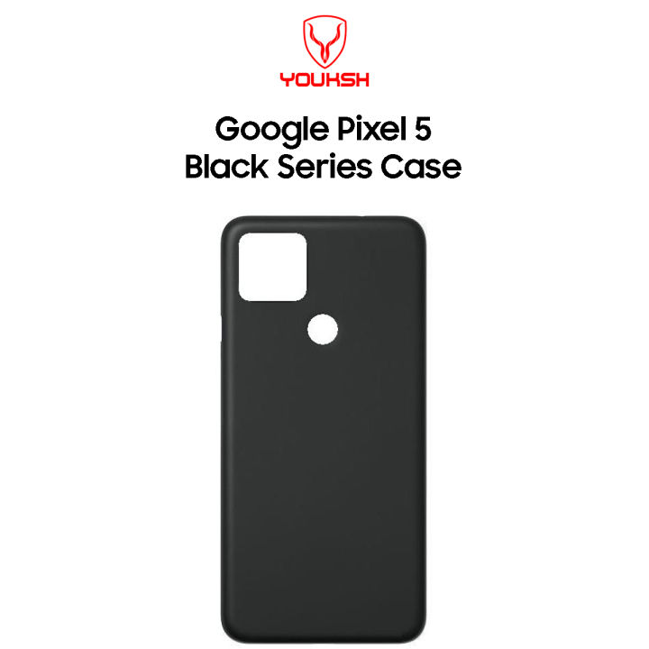 YOUKSH Google Pixel 5 Soft Silicon Case With Camera Bumper Protection.
