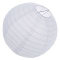 2X White Chinese/Japanese Paper Lantern/Lamp 8 inch Diameter. 