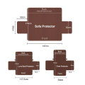 Quilted Sofa Covers - 3 Seater - Cotton - Sofa Runners With Side Pockets. 