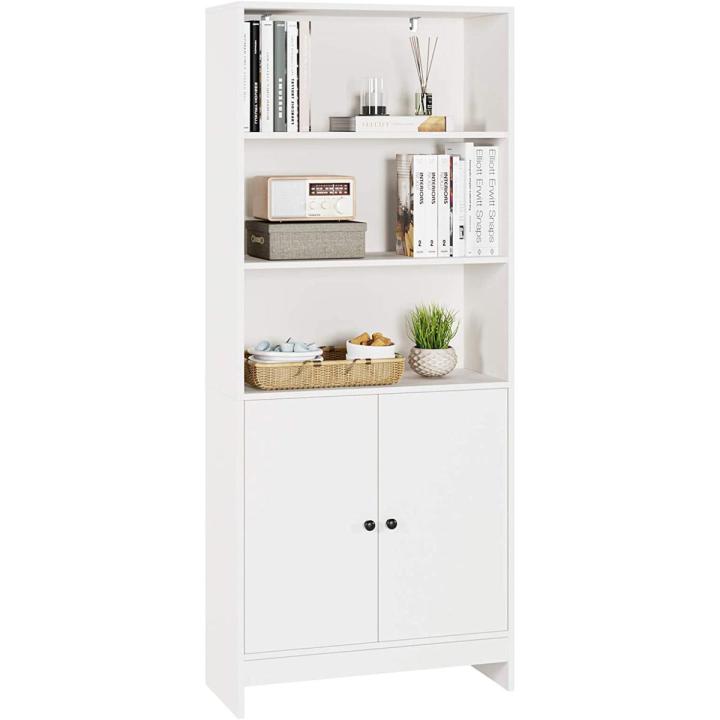 Storage Cabinet with 2 Doors, Cupboard for Books Mini Oven Kitchen Cabinet, 2 Doors