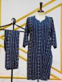 Chunri Block Printed 2-Piece Ready-to-Wear Dress for Women – Sizes S-XL. 