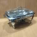 Stainless Steel Serving Dish Chafing Dish Rectangular Buffet Serving Dish for Dining Table. 