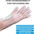 gloves pair 100pc 50pairs large | Plastic Gloves Disposable 100 pcs - Transparent disposable gloves for kitchen hand gloves - Use and Throw Gloves - Polythene Cleaning Gloves - Plastic hand gloves for Cooking,Hair dyeing,Cleaning. 
