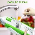 Brava Spring Slicer Vegetable Cutter Multifunctional high quality Vegetable Fruits Cutter -Vegetable Cutter and Slicer -Vegetable Slicer Cutter 5 in 1 Vegetable Peeler Cucumber Carrot Potato Slicer Peeler Grater. 