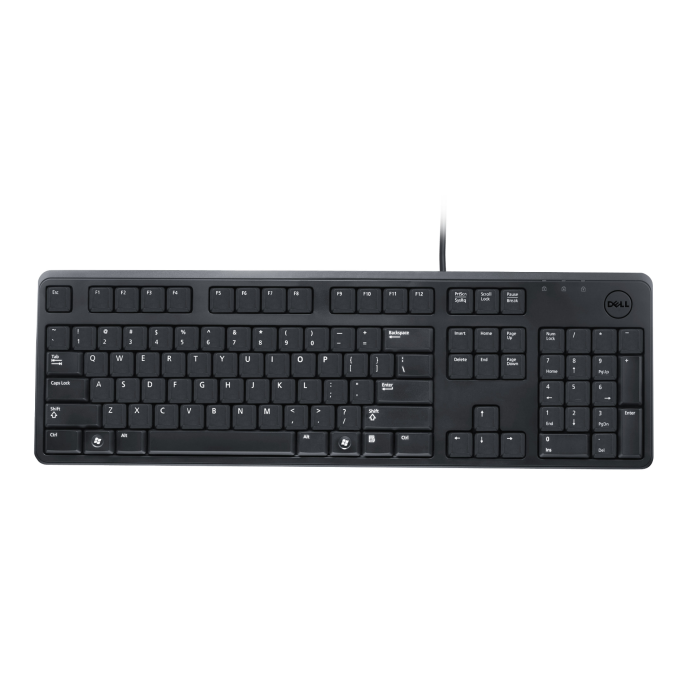 D-e-l-l keyboard KB212-B comfortable soft keys, Multipurpose standard keyboard.