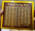 Bilal Accessory Store Umrah Saving Box, Large Wooden Umrah  Box, Islamic Halal Money Jar, Daily Pilgrimage Savings Tracker, Gift for Muslims Money Saving Box, Wooden Saving Box for Hajj Umrah, Saving Plan Box, Saving Box for Kids, Money Saving Box. 