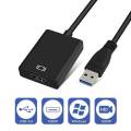 RayCue USB 3.0 to HDMI, HD 1080P Video Cable Adapter with Audio Output For Laptop HDTV TV PC with Windows XP / 10/8.1/8 / 7 [ NO MA C & VISTA ]. 