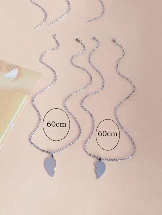 Eldorado%202%20Piece%20A%20classic%20broken%20heart%20locket%20love%20Locket%20with%20Black%20and%20Silver%20Chain%20Necklace%20for%20Lovers%20and%20Best%20Friends%20-%20Image%203