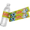 6pcs Superzings Theme Water Bottle Stickers Birthday DIY Baking Seal Labels Sticker Birthday Party Baby Shower Decoration Supply. 