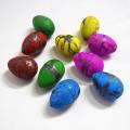 10 Pcs/Set Colorful Water Hatching Inflation Dinosaur Egg Watercolor Cracks Grow Egg Funny Toys - intl. 