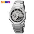 SKMEI men electronic watch dual-display electronic watch with luminous waterproof watch fashion business style For Men 1816. 