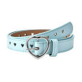 1PCS Children Faux Leather Belt Kids Cute Peach Heart Buckle Belts Girls Waist Belt. 