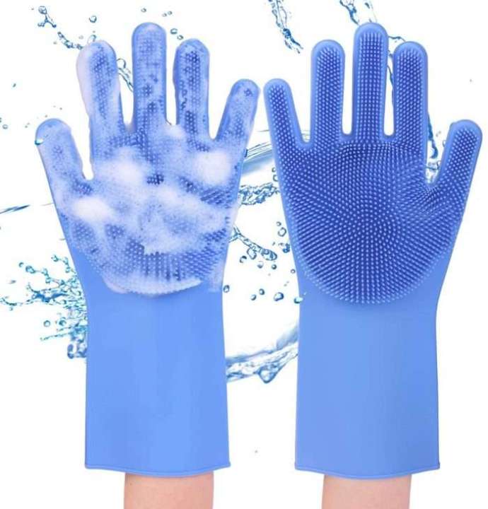 Magic%20Dish%20washing%20Gloves%20with%20scrubber,%20Silicone%20Cleaning%20Reusable%20Scrub%20Gloves%20for%20Wash%20Dish,Kitchen,%20Bathroom(Blue,1%20Pair:%20Right%20+%20Left%20Hand)%20-%20Image%202