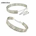 Metal/Steel Waist Chain Belt in Gold & Silver Color for Girls and Women. 