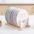 Kitchen Cutlery Dish Plate Stand Book Shelf Multifunction Wooden Dish Rack Display Holder Drying Rack Bowl Storage Organizer. 