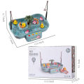 Go Fishing Game Board Play Set - Fish Catching Game for Kids with Flashing Lights & Musical Melodies 21 Pcs Assorted Color. 
