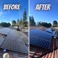 Solar Panel Cleaning Brush with Water System, 12 FT Adjustable non-magnetic STAINLESS STEEL Rod, Solar Panel Cleaning Brush and Outdoor Window Washing Brush. 
