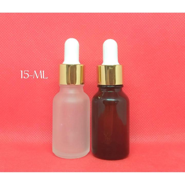 Essential Oil & Serum Empty Glass Dropper Bottle 15-ML