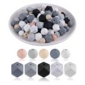 100Pcs Silicone Beads Bulk Making Kit Multicolor Silica Gel for Keychain Jewelry DIY Crafts Making. 