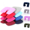 Portable U-Shape Inflatable Travel Pillow U Shape Car Head Rest Air Cushion For Travel Office Nap Head Rest Air Cushion Neck Pillow,Neck Pillow For Airplane Travel. 