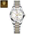 POEDAGAR Luxury Women's Waterproof Quartz Watch | Stainless Steel Ladies Watch with Night Light | Birthday and Valentine's Day Gift. 