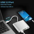 HDMI Adapter USB C to HDMI Adapter USB 3.1/3.0 Charging Port Converter Compatible with Type C Devices. 