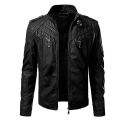 BLACK Leather Jacket For Men. 