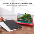 8 Inch High-definition 3D HD Mobile Phone Screen Magnifier Movie Video Amplifier Holder Enlarger Smart Phones Bracket Foldable And Portable Enlarge Stick Eyes Protection Support for All Smartphones. 