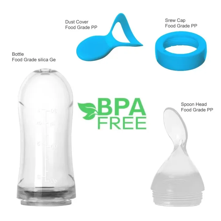 Baby%20Squeeze%20Spoon%20Feeder%2090ml%20%E2%80%93%20Silicone%20Baby%20Food%20Feeder%20with%20Soft%20Spoon%20for%20Cerelac,%20Puree,%20and%20Cereal%20%E2%80%93%20BPA-Free%20Infant%20Feeding%20Dispenser%20Bottle%20for%20Toddlers%20and%20Newborns%20%E2%80%93%20Weaning%20Spoon%20Bottle%20for%20Easy%20Mess-Free%20Feeding%20-%20Image%206