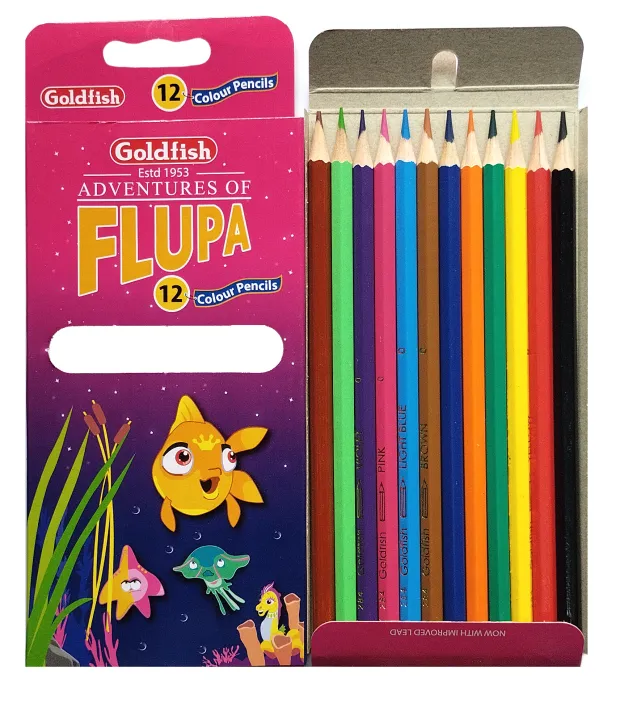 Goldfish%20Flupa%2012%20Colour%20Full%20Size%20Pencils%20Cardboard%20Packet%20(01%20Pack)%20-%20Image%206